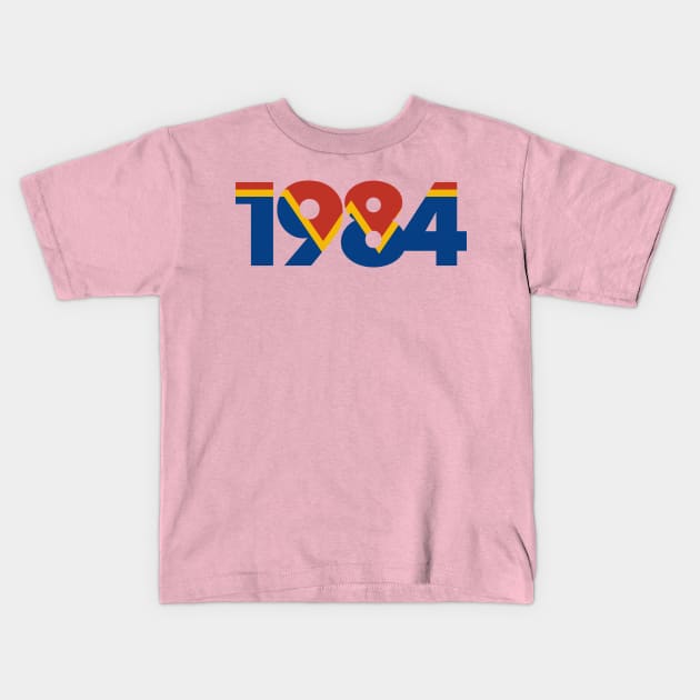 1984 Kids T-Shirt by Bunny Prince Design